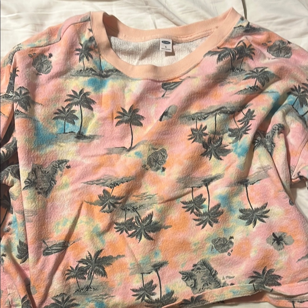 Old Navy Pastel Print Sweatshirt